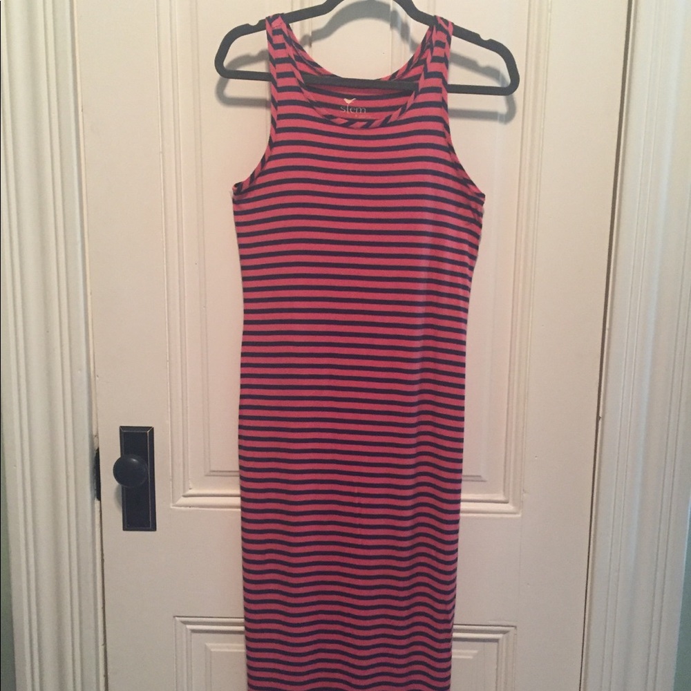 Striped Midi Summer Dress